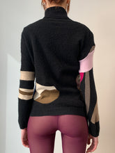Load image into Gallery viewer, Back cashmere cardigan black by Lou de Betoly
