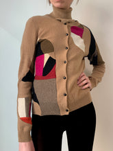 Load image into Gallery viewer, Front cashmere cardigan beige by Lou de Betoly
