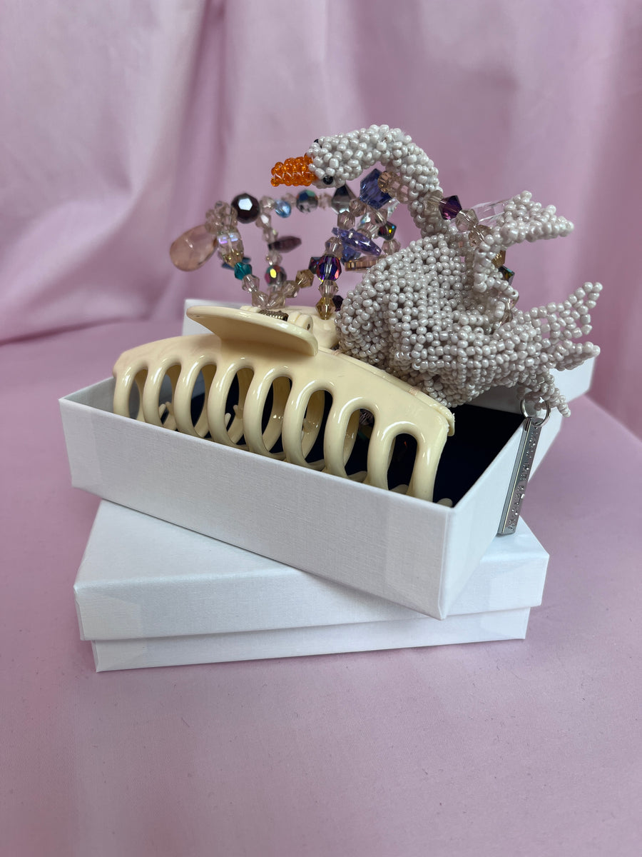 SWAN HAIR CLIP