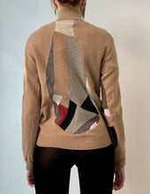 Load image into Gallery viewer, CASHMERE COLOR BLOCK CARDIGAN
